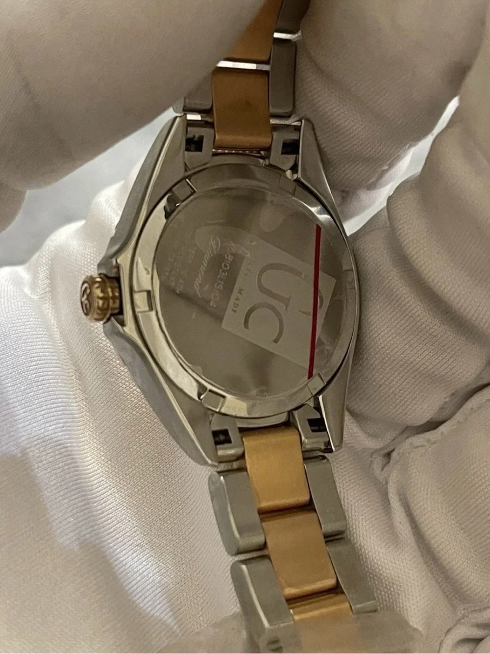 GC Guess Collection C68103 / X68103 Ladies Two Tone Diamond Dial Swiss Watch